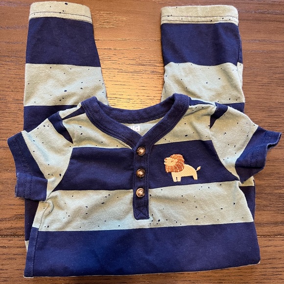 Dinosaur & Lion Snap Leg Romper, Child of Mine - Carter’s - Picture 4 of 6